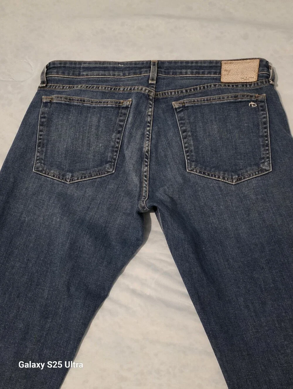 rag & bone The Dre Slim Boyfriend Jeans Blue Size 30 EUC - Picture 16 of 16